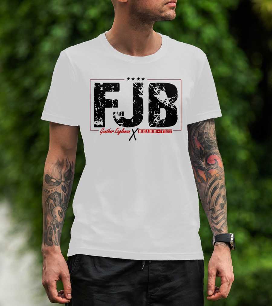 FJB Gunther Eagleman Beard Vet Collaboration Stars T-Shirt