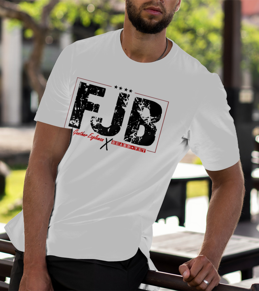 FJB Gunther Eagleman Beard Vet Collaboration Stars T-Shirt