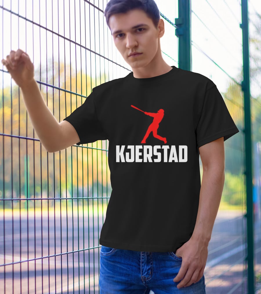 Kjerstad Baseball Player Silhouette Baltimore Orioles T-Shirt