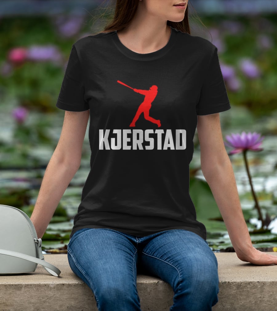 Kjerstad Baseball Player Silhouette Baltimore Orioles T-Shirt