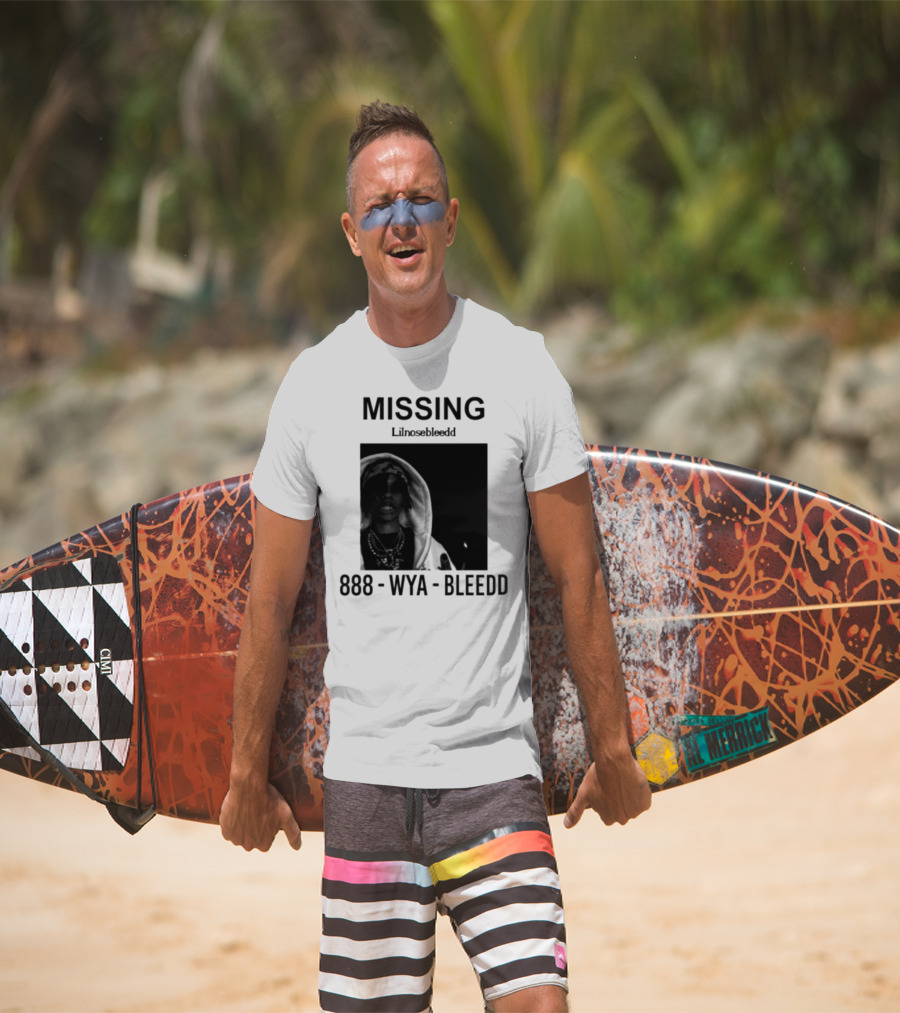 Missing Lilnosebleedd 888 Wya Bleedd T-Shirt