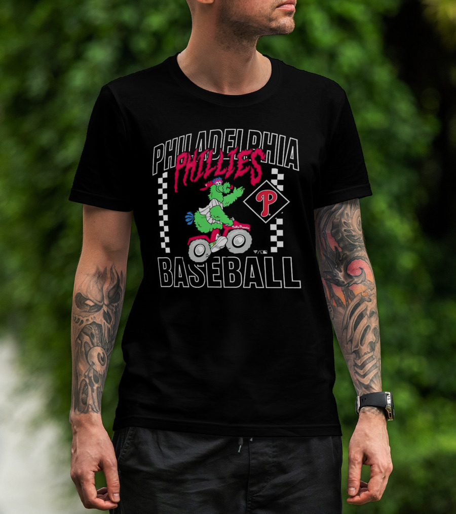 Philadelphia Phillies Baseball Phanatic Scooter Race T-Shirt