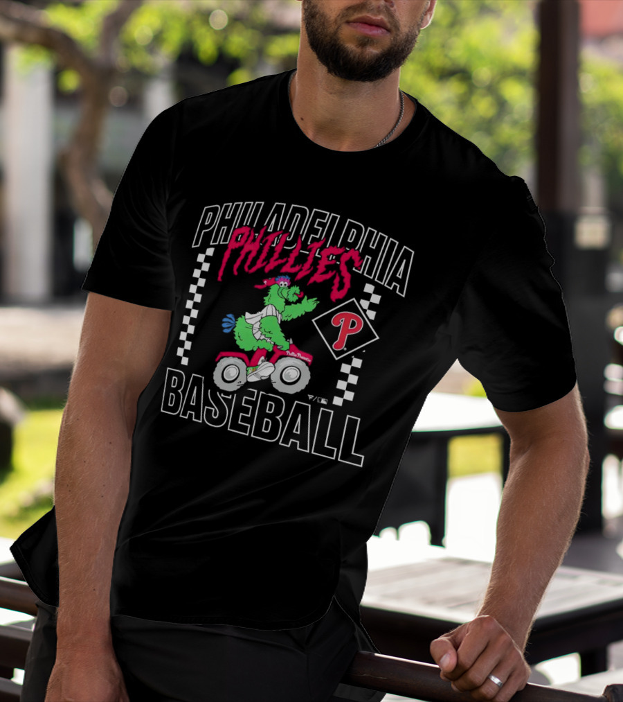 Philadelphia Phillies Baseball Phanatic Scooter Race T-Shirt