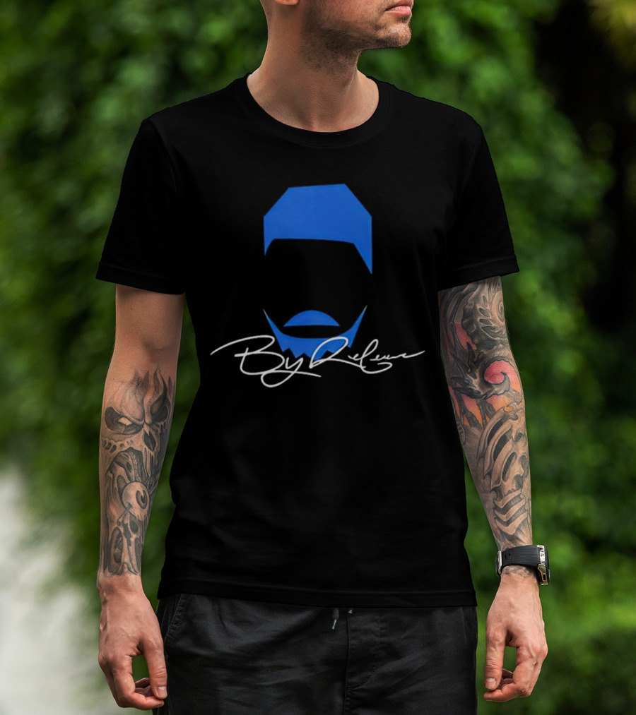 By Release Signature Blue Hat And Beard T-Shirt