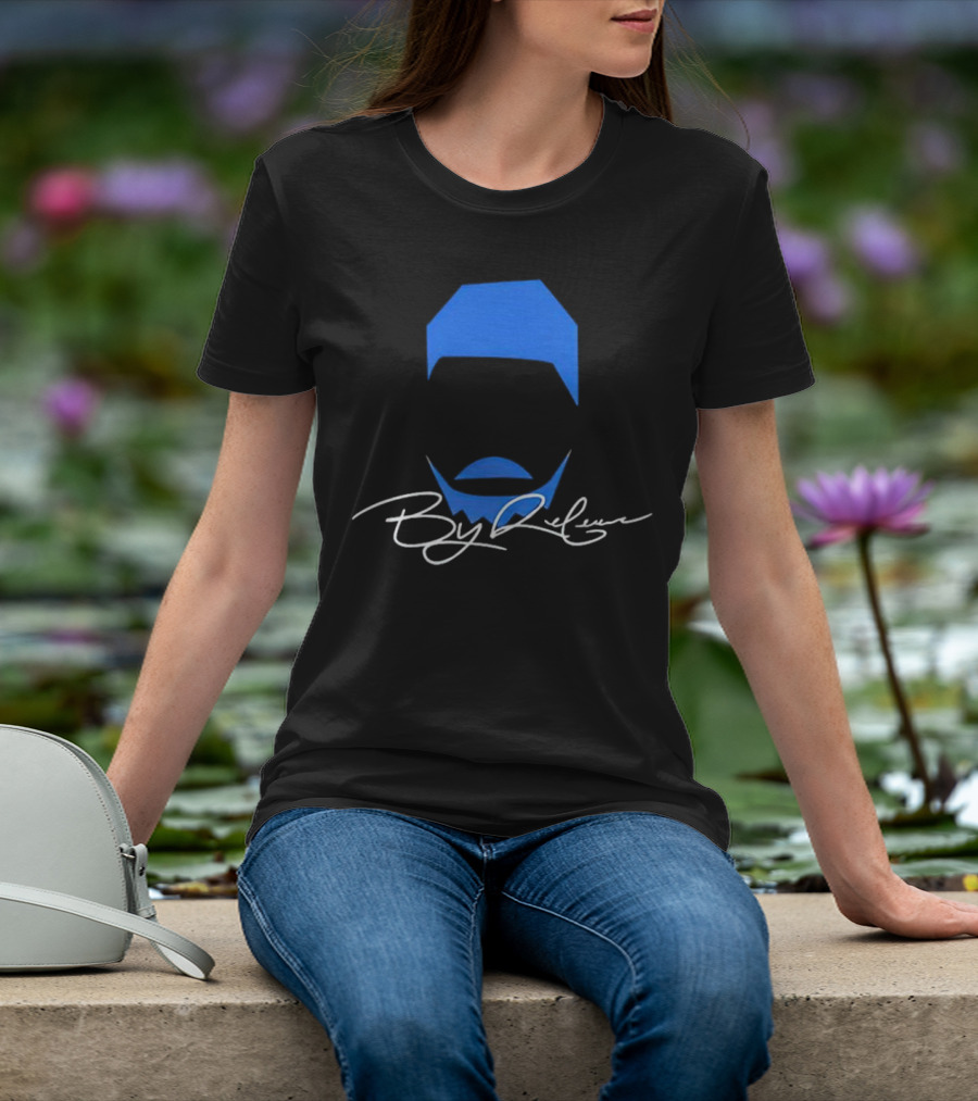 By Release Signature Blue Hat And Beard T-Shirt