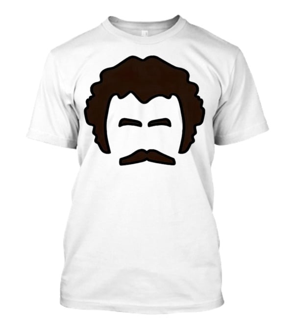 John Oates Mustache Hair T-Shirt