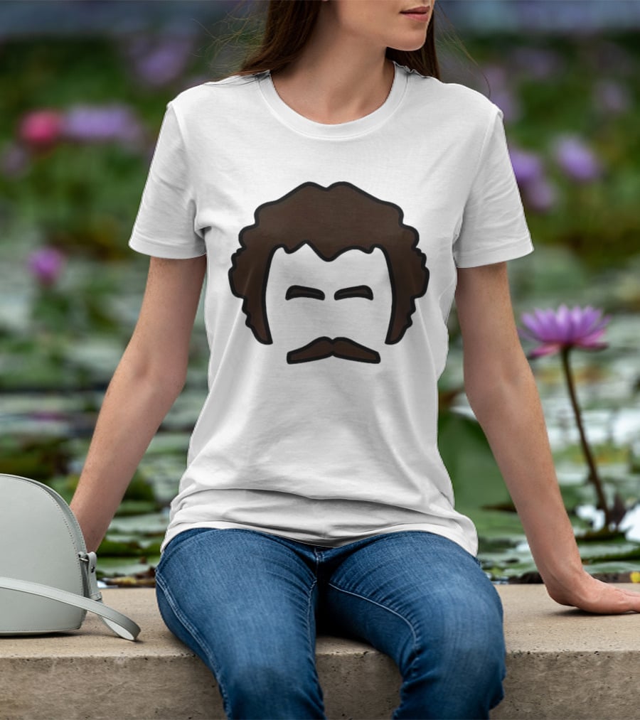 John Oates Mustache Hair T-Shirt