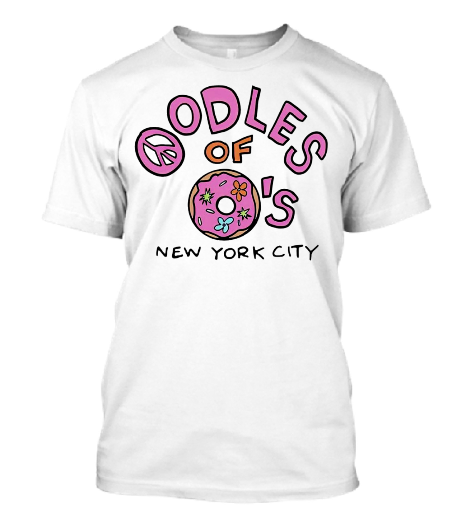 Oodles Of O’s Peace Donut New York City T-Shirt