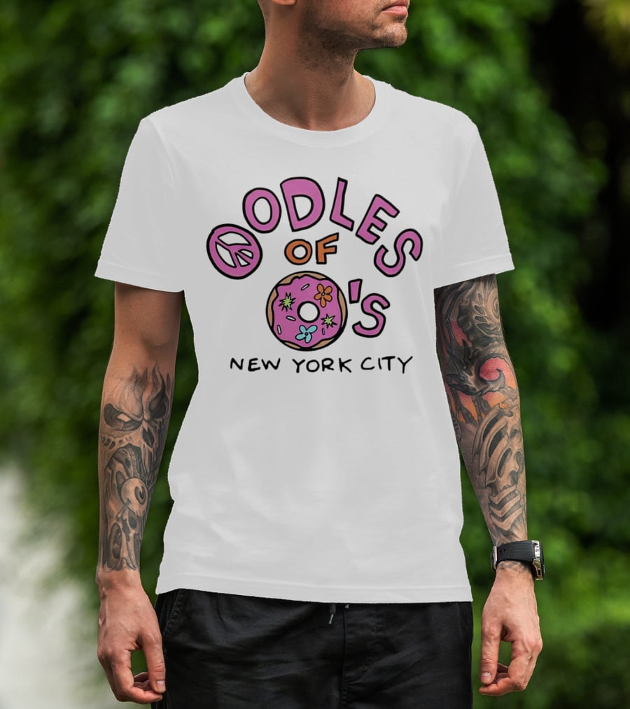 Oodles Of O’s Peace Donut New York City T-Shirt