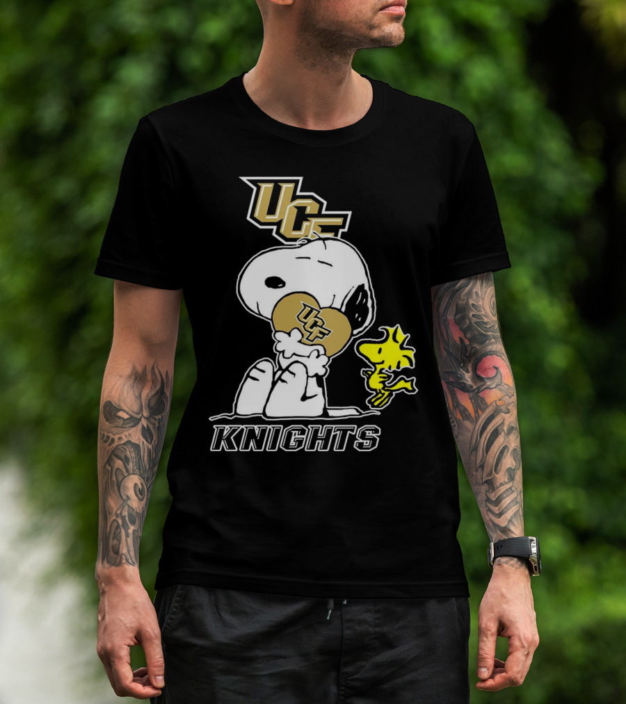 Snoopy And Woodstock UCF Knights Football Team Spirit T-Shirt
