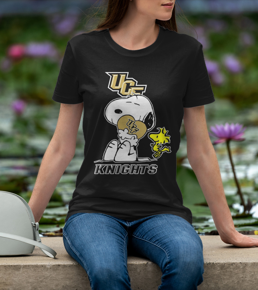 Snoopy And Woodstock UCF Knights Football Team Spirit T-Shirt