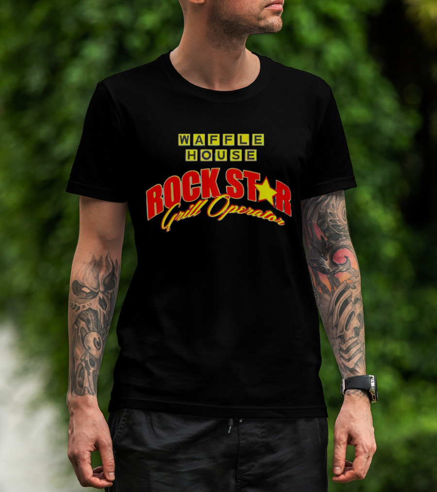 Waffle House Rock Star Grill Operator T-Shirt
