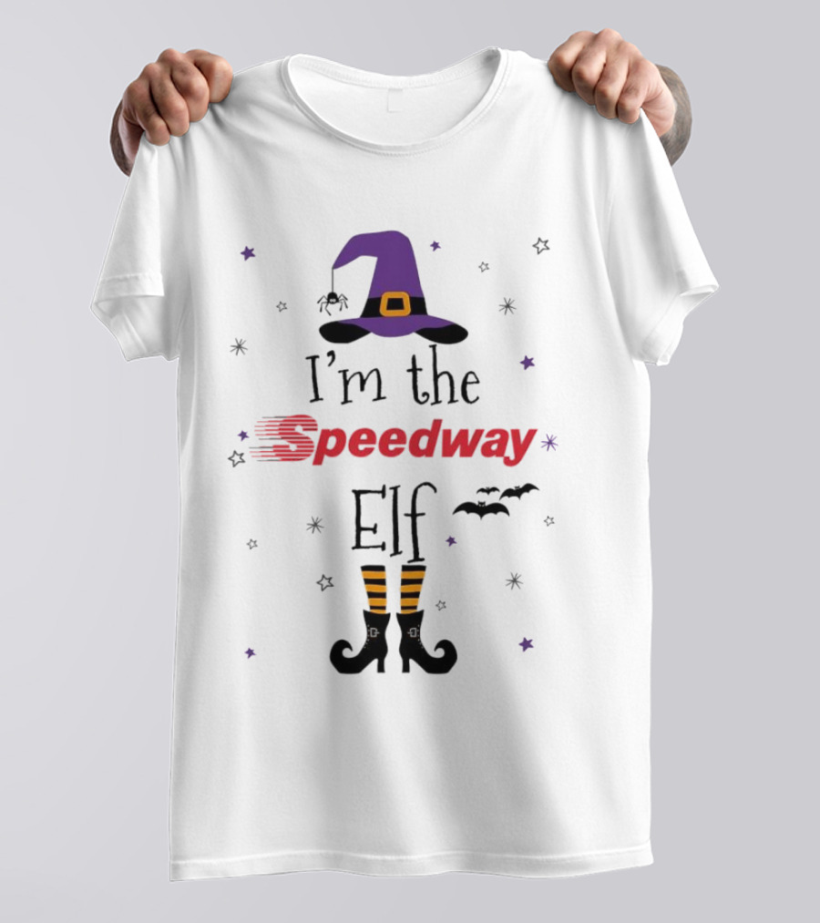 I’m The Speedway Elf Witch Halloween T-Shirt