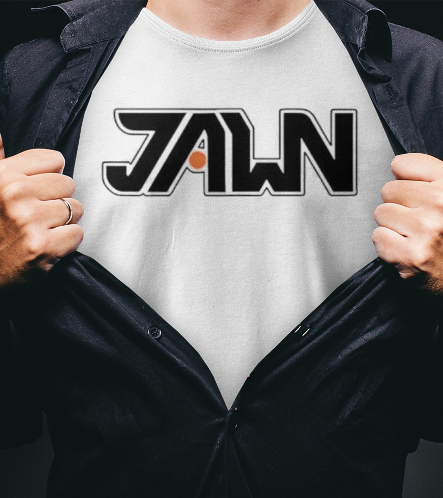 Philadelphia Flyers Jawn Logo With Orange Dot T-Shirt