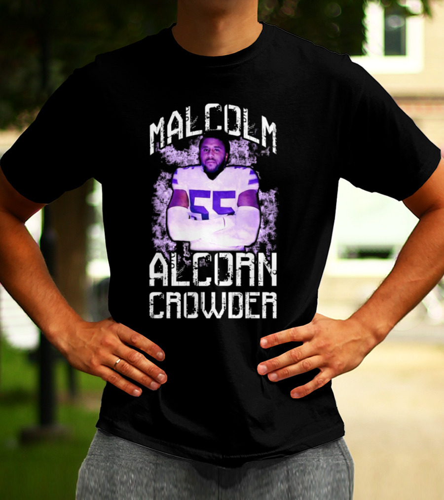 Malcolm Alcorn Crowder Kansas State Wildcats 55 T-Shirt