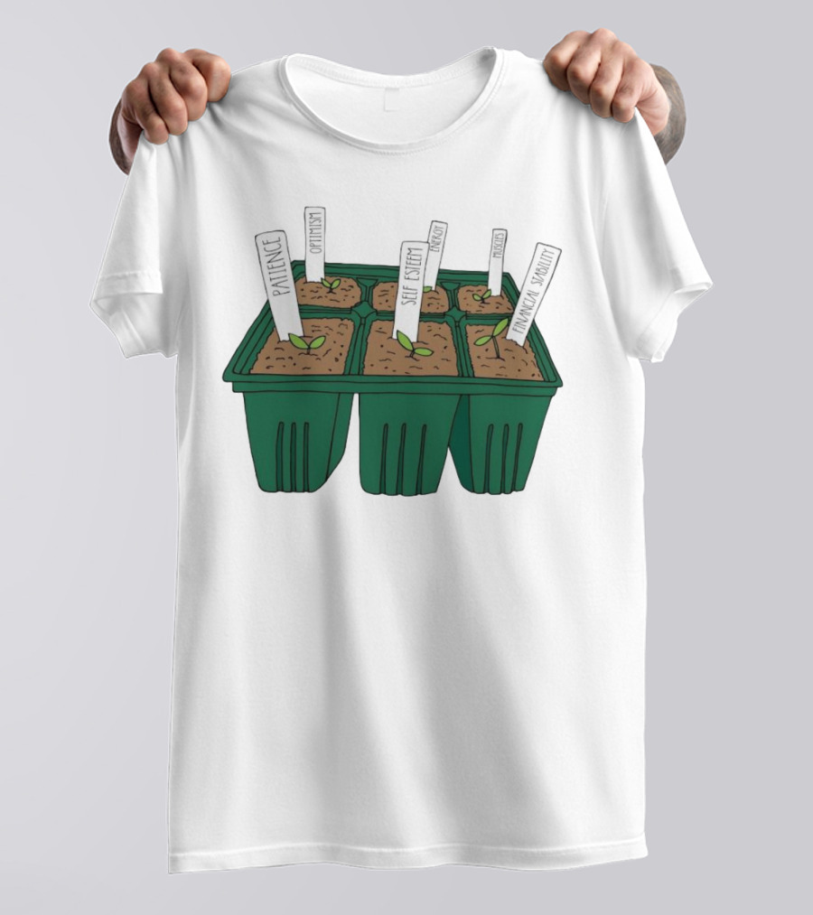 Patience Optimism Self Esteem Energy Finance Responsibility T-Shirt