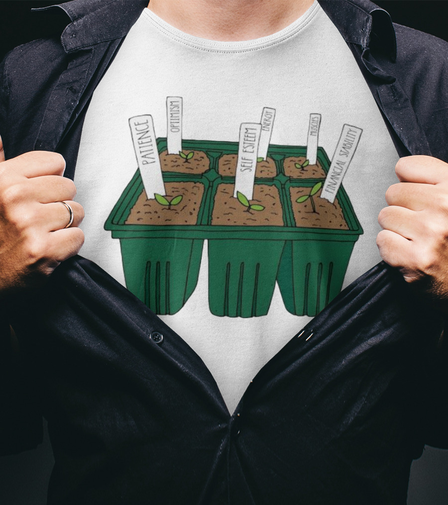 Patience Optimism Self Esteem Energy Finance Responsibility T-Shirt