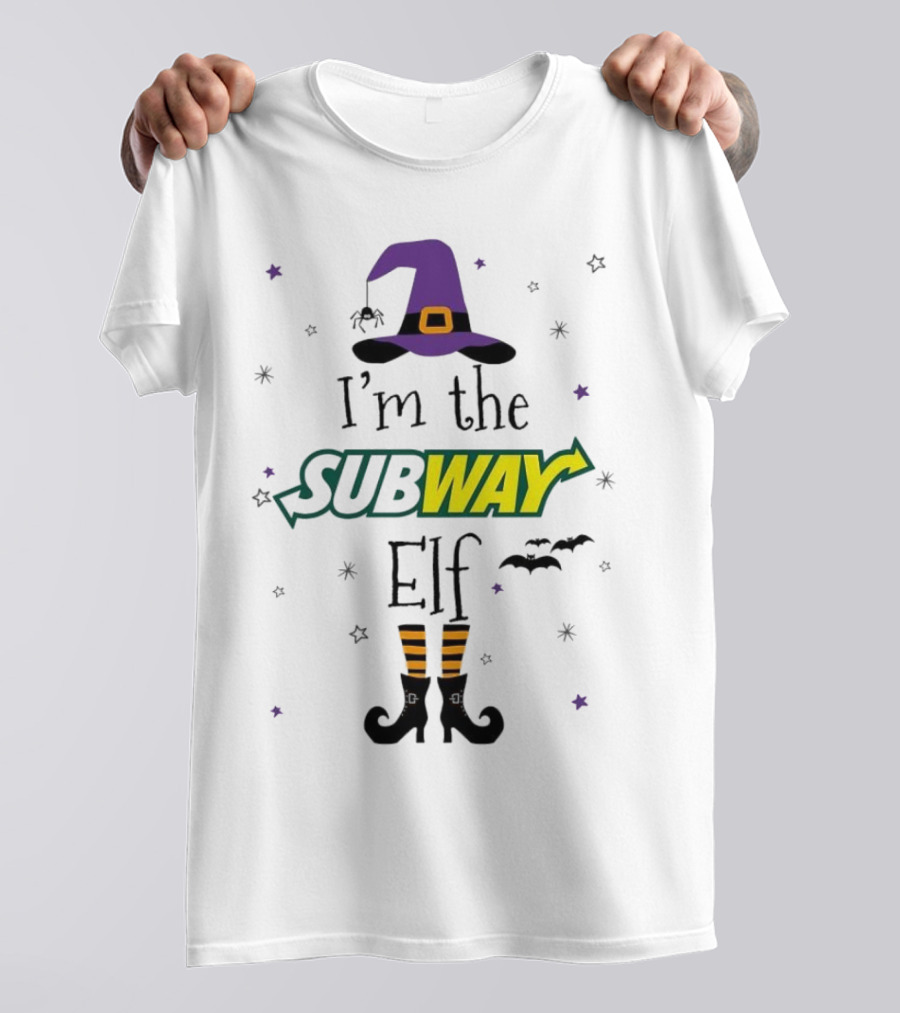 I’m The Subway Witch Elf Halloween T-Shirt