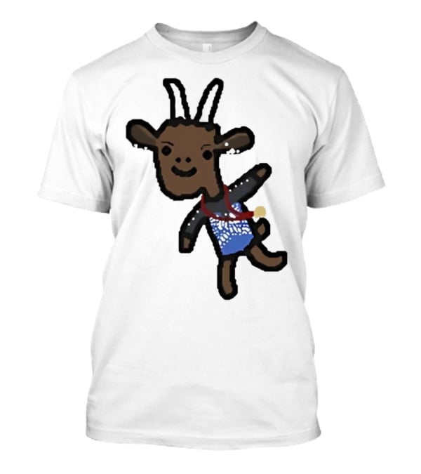 Goat Wearing Medal Inspired By Gymnastics Champion T-Shirt