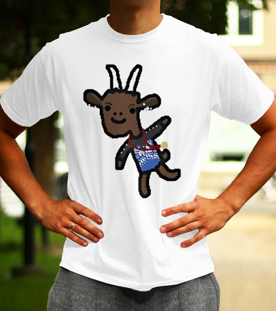 Goat Wearing Medal Inspired By Gymnastics Champion T-Shirt