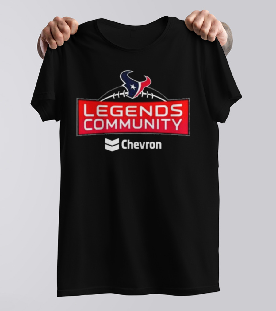 Andre Johnson Houston Texans Legends Community Chevron T-Shirt