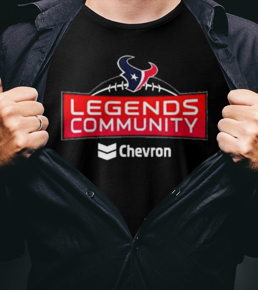 Andre Johnson Houston Texans Legends Community Chevron T-Shirt