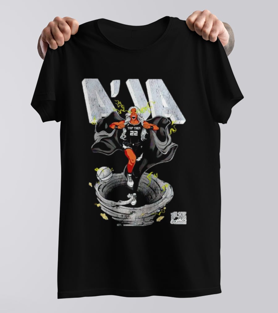 Las Vegas Aces A'ja Wilson 22 Top Tier Superhero Wilson Comics T-Shirt