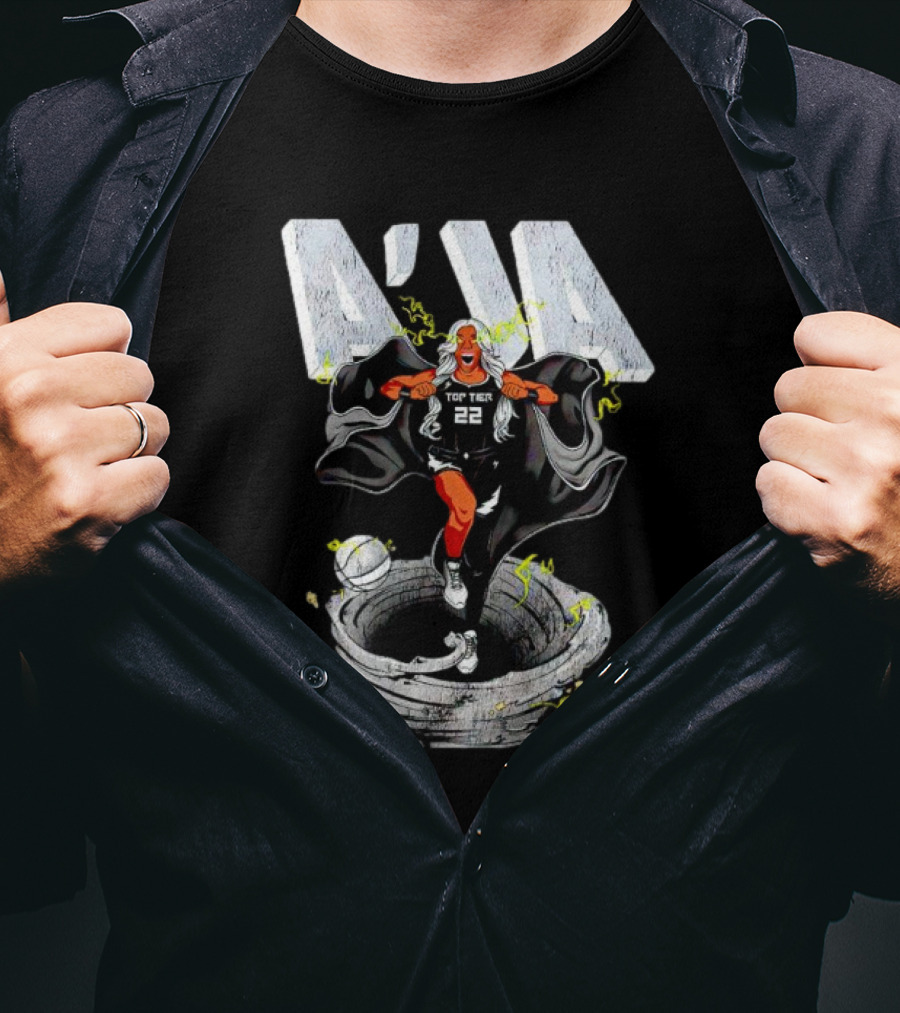 Las Vegas Aces A'ja Wilson 22 Top Tier Superhero Wilson Comics T-Shirt