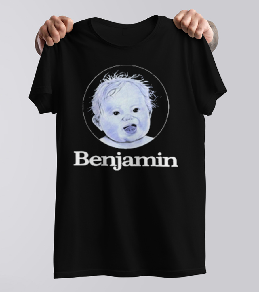 Garrett Watts Baby Benjamin Funny Sketch Drawing T-Shirt