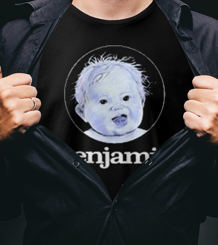 Garrett Watts Baby Benjamin Funny Sketch Drawing T-Shirt