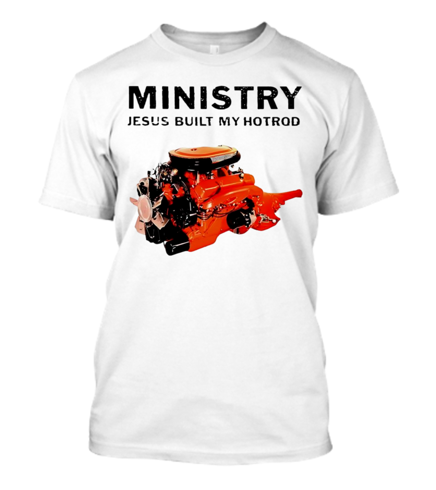 MINISTRY Jesus Built My Hotrod Vintage Engine T-Shirt