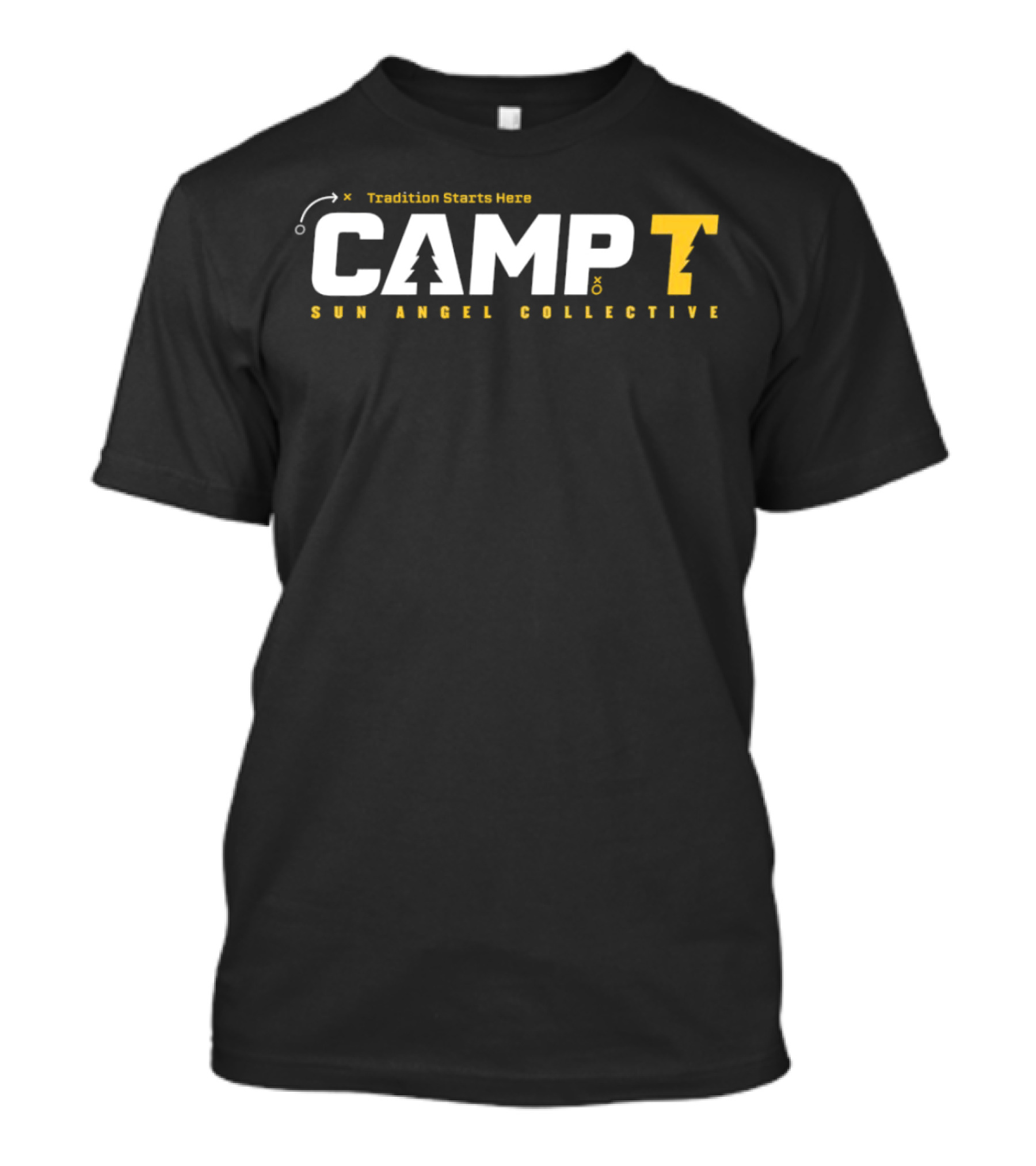Tradition Starts Here Camp T Sun Angel Collective T-Shirt
