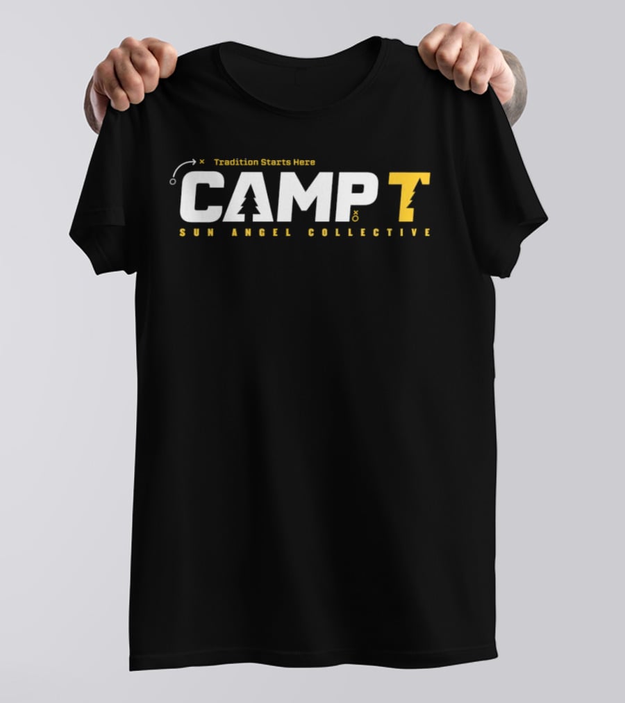 Tradition Starts Here Camp T Sun Angel Collective T-Shirt