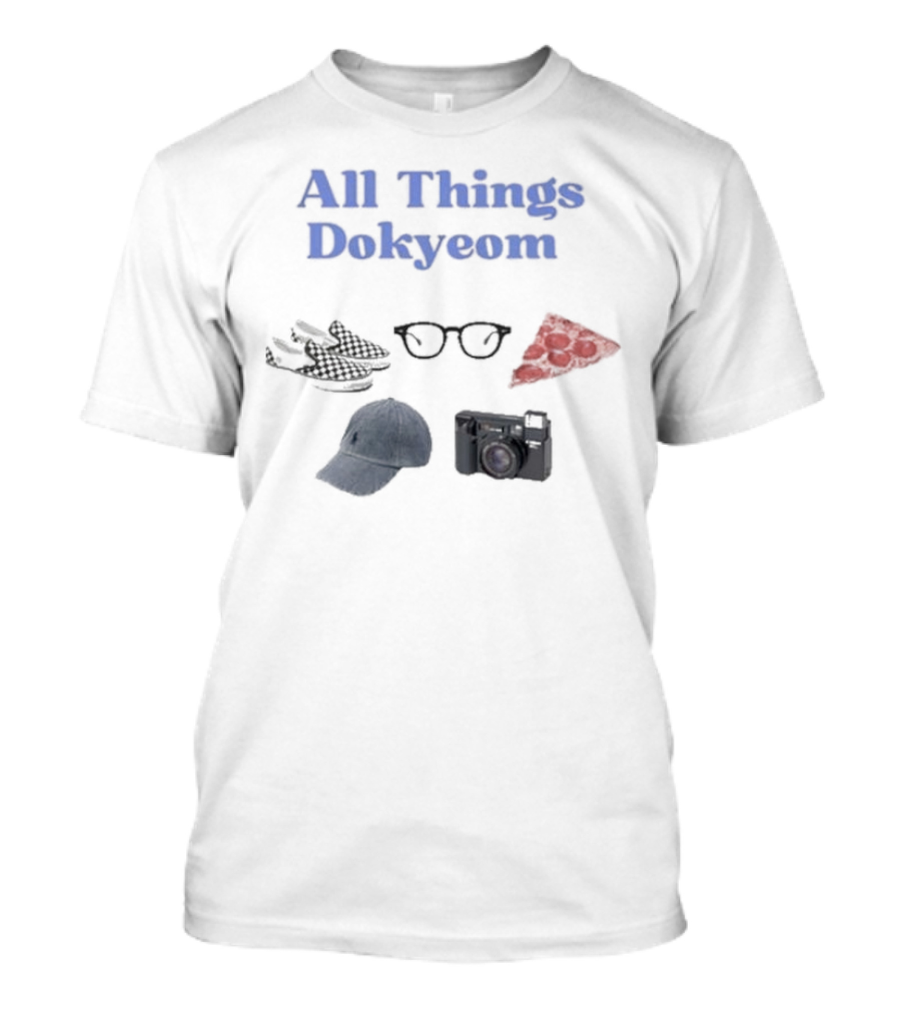 All Things Dokyeom Glasses Pizza Sneakers Camera Cap T-Shirt