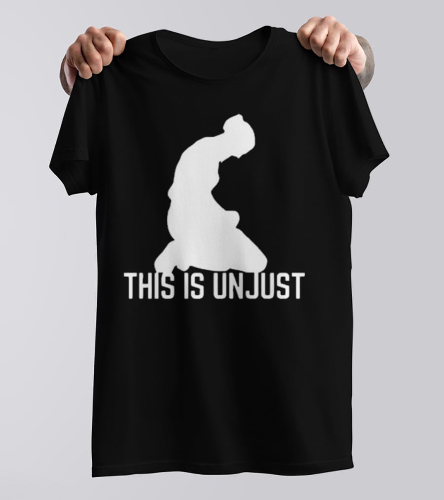 Angela Carini This Is Unjust Kneeling T-Shirt