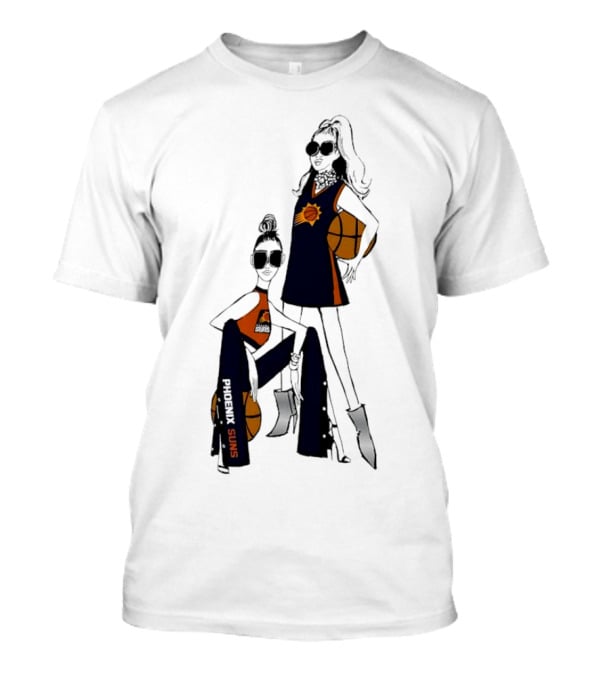 Phoenix Suns G-III 4Her Basketball Girls Fitted Fashion T-Shirt