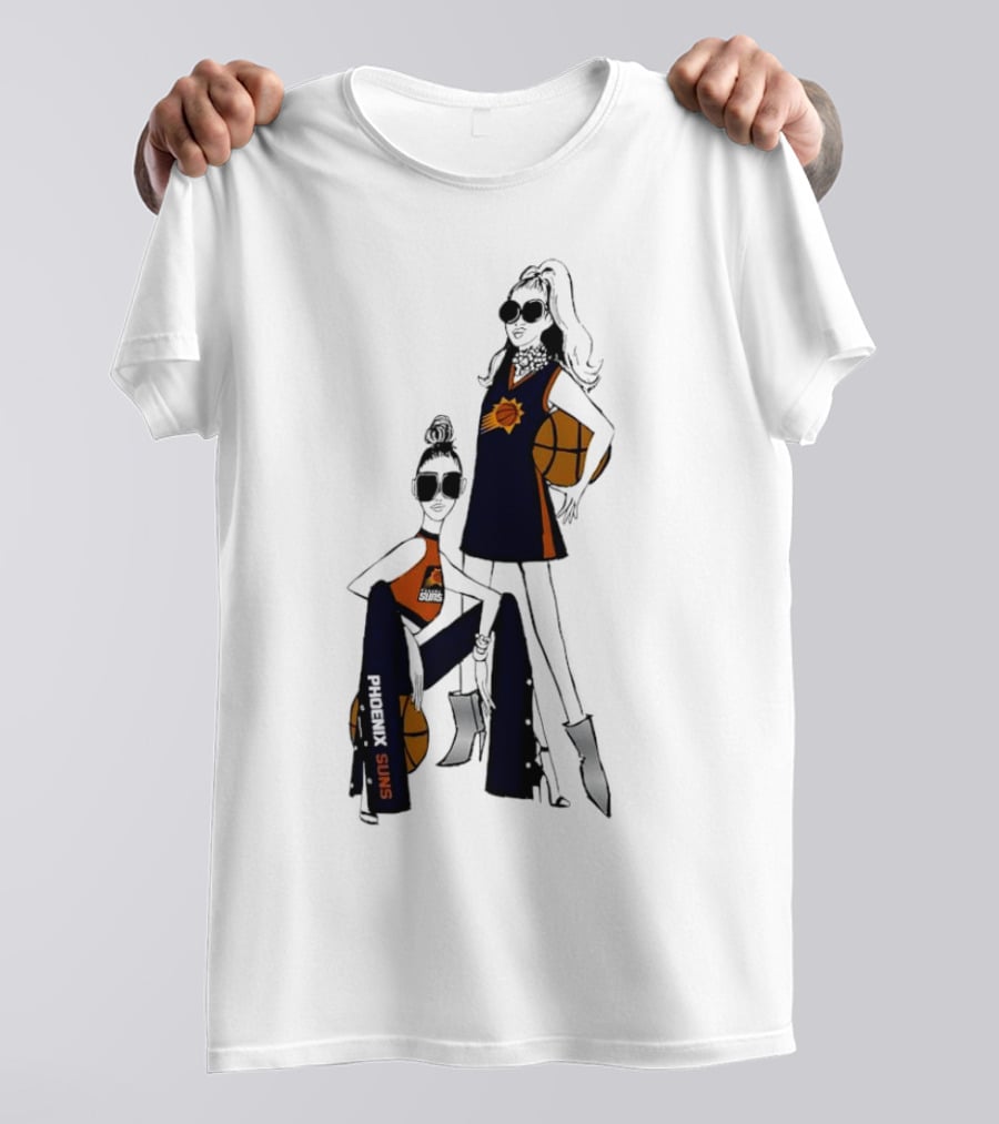 Phoenix Suns G-III 4Her Basketball Girls Fitted Fashion T-Shirt