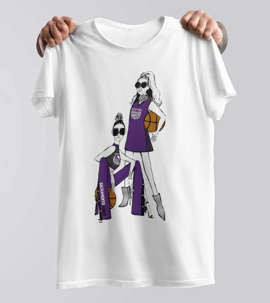Sacramento Kings G-III 4Her Basketball Girls Fashion T-Shirt