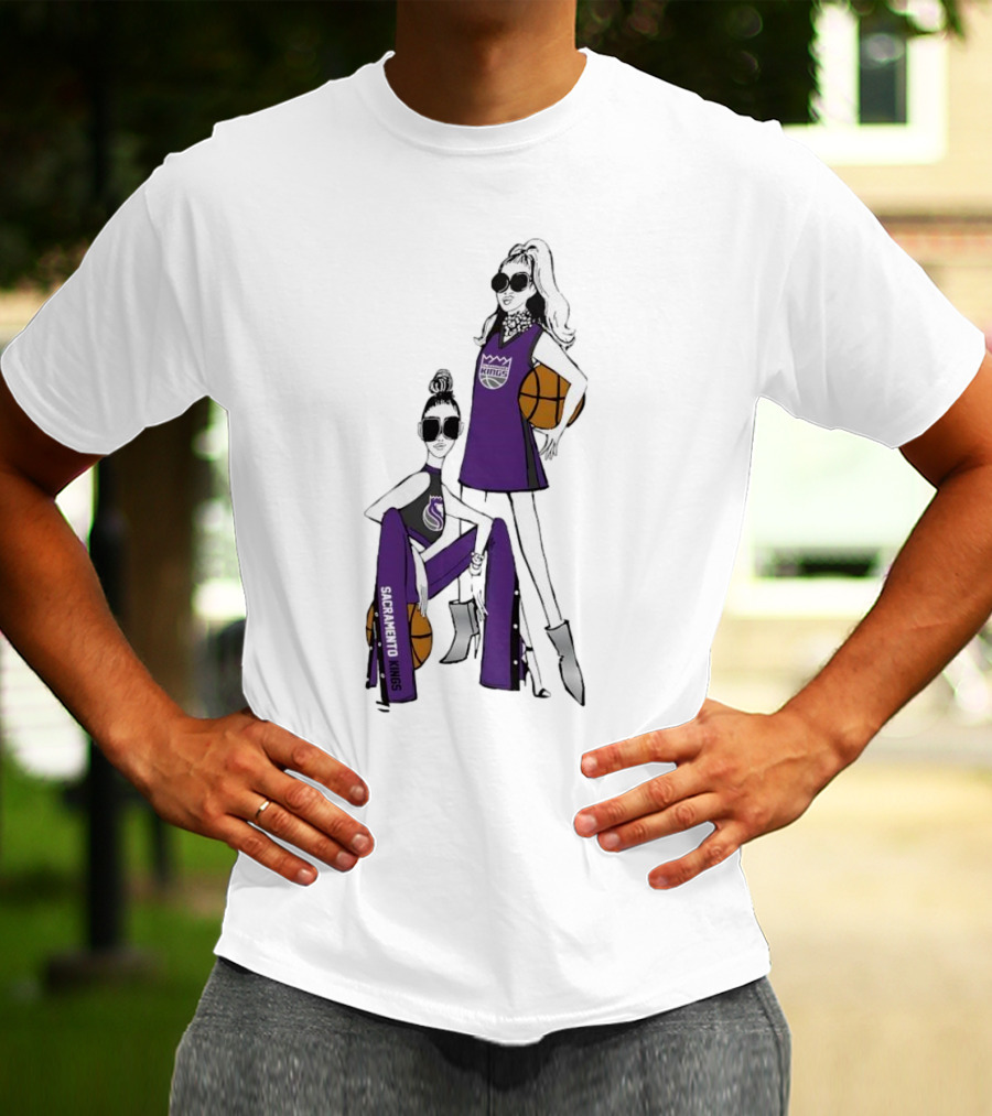 Sacramento Kings G-III 4Her Basketball Girls Fashion T-Shirt