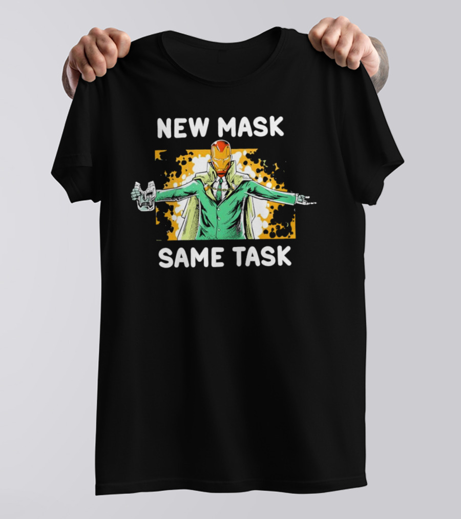 New Mask Same Task Doctor Doom Iron Man T-Shirt