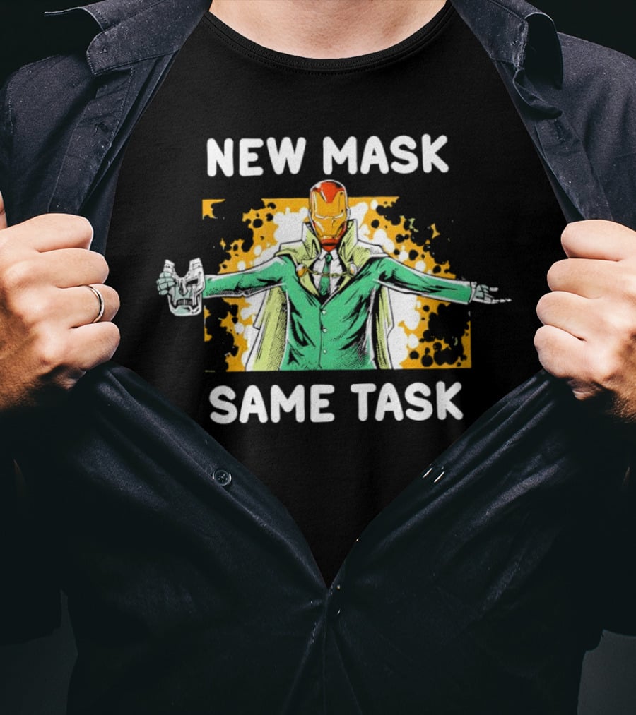 New Mask Same Task Doctor Doom Iron Man T-Shirt