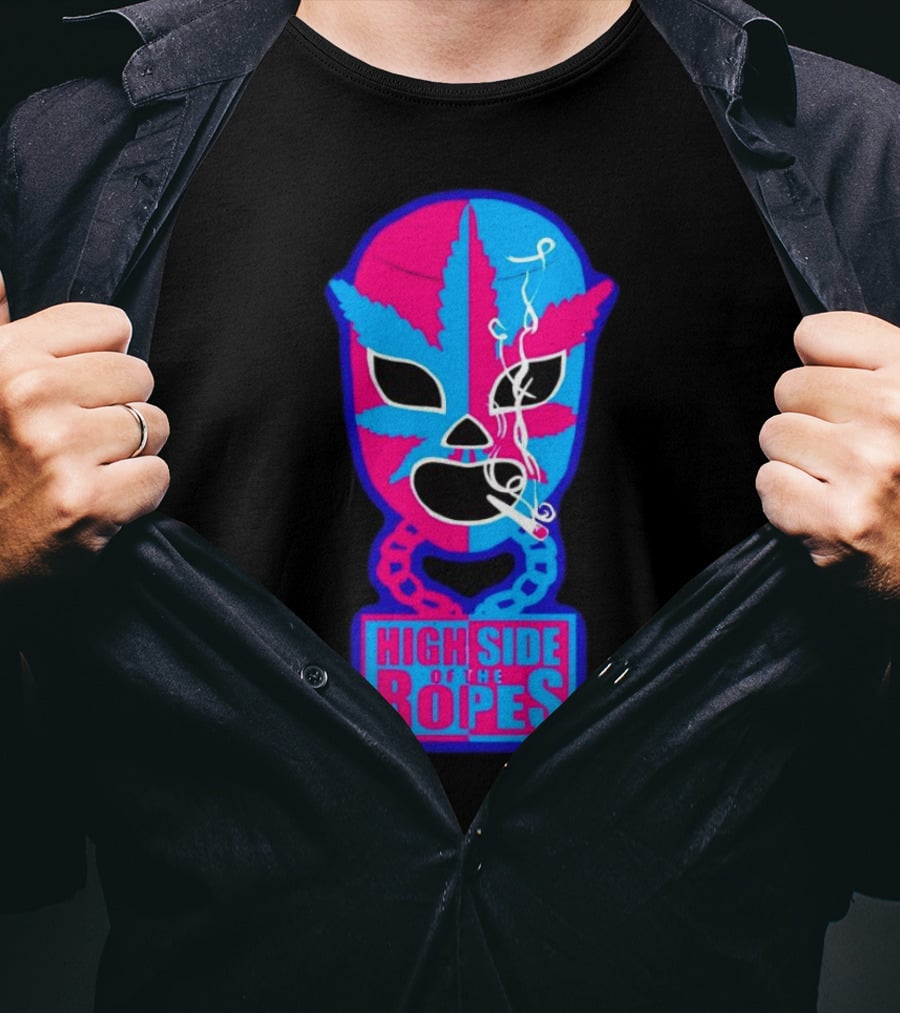 High Side Of The Ropes Karnival Of Kush Mask Smoke Chain T-Shirt