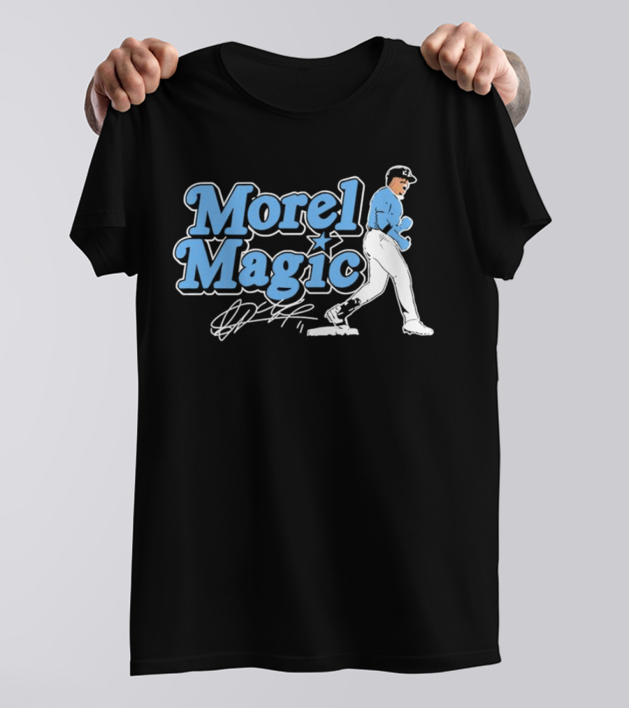 Morel Magic Christopher Morel Tampa Bay Rays Signature T-Shirt