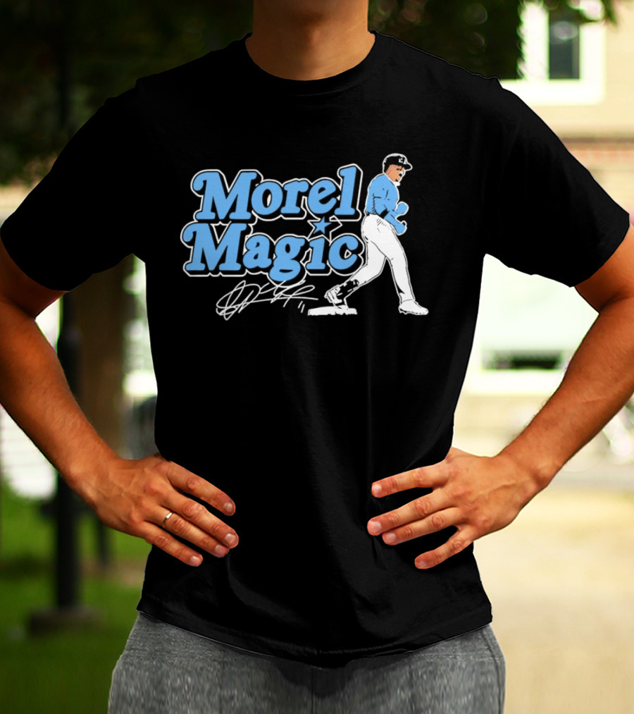 Morel Magic Christopher Morel Tampa Bay Rays Signature T-Shirt