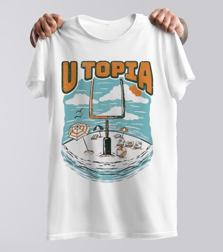 Miami Hurricanes U Topia 305 Beach Paradise T-Shirt