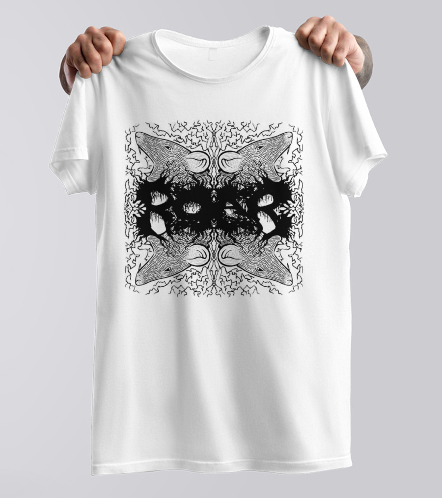 Rat King Mirror Rats Symmetrical T-Shirt