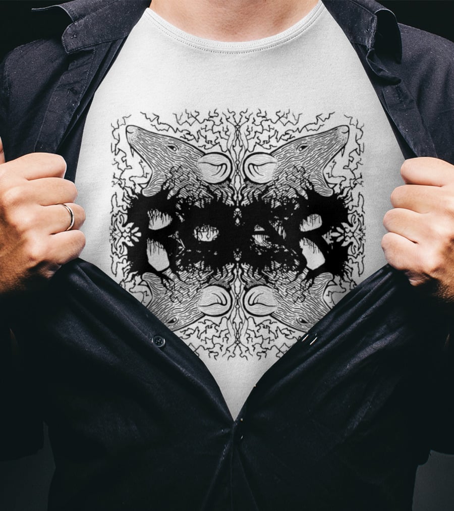 Rat King Mirror Rats Symmetrical T-Shirt