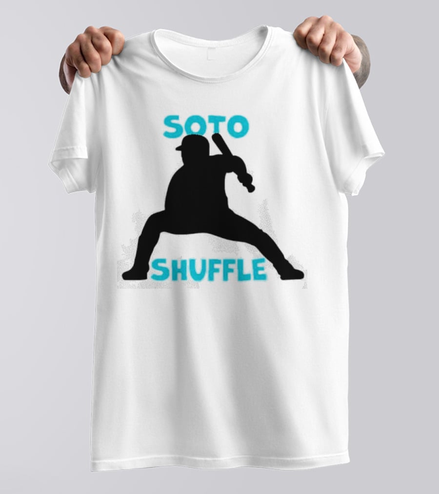 New York Yankees Soto Shuffle Silhouette Baseball Stance T-Shirt
