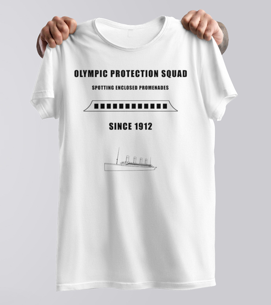 Olympic Protection Squad Spotting Enclosed Promenades Since 1912 T-Shirt