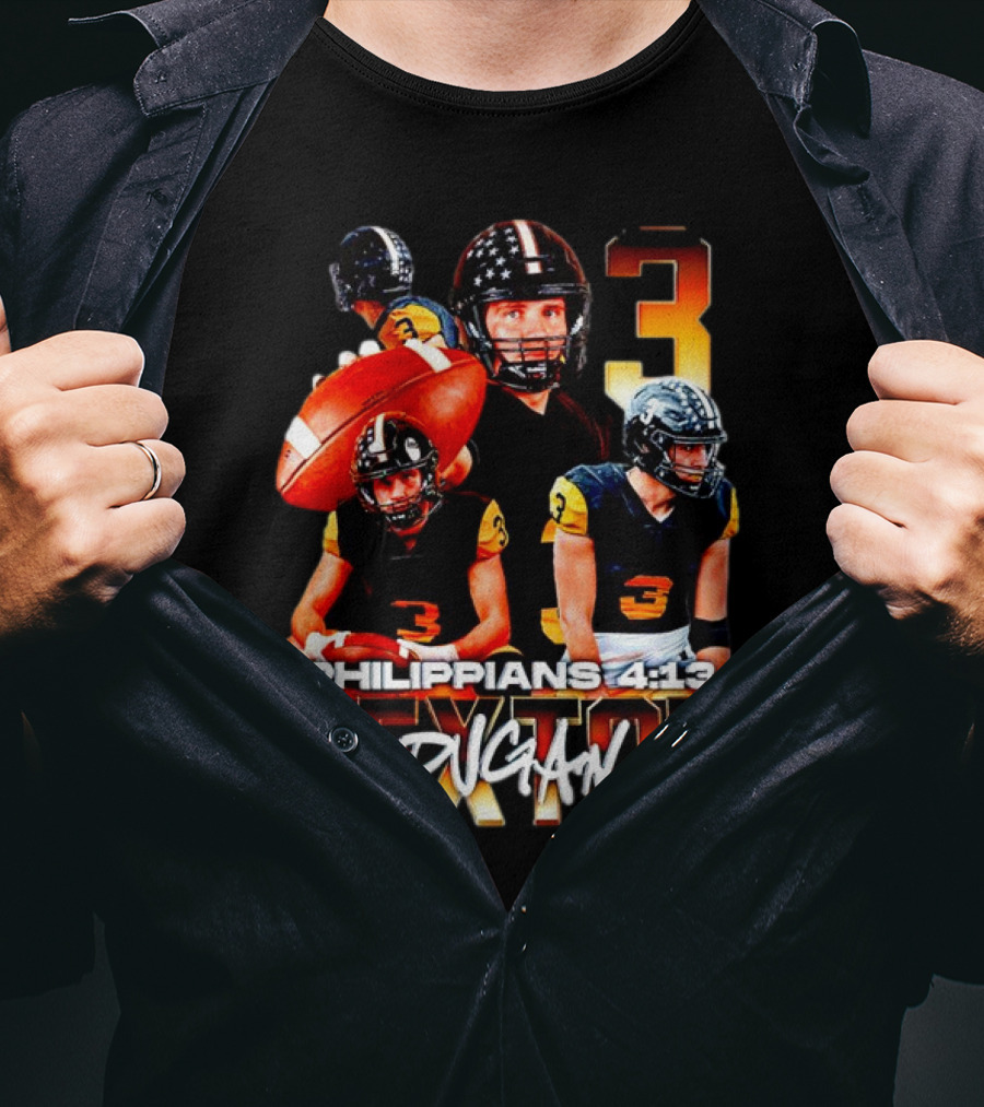 Southwestern Pirates Dugan Sexton Philippians 4:13 Number 3 T-Shirt